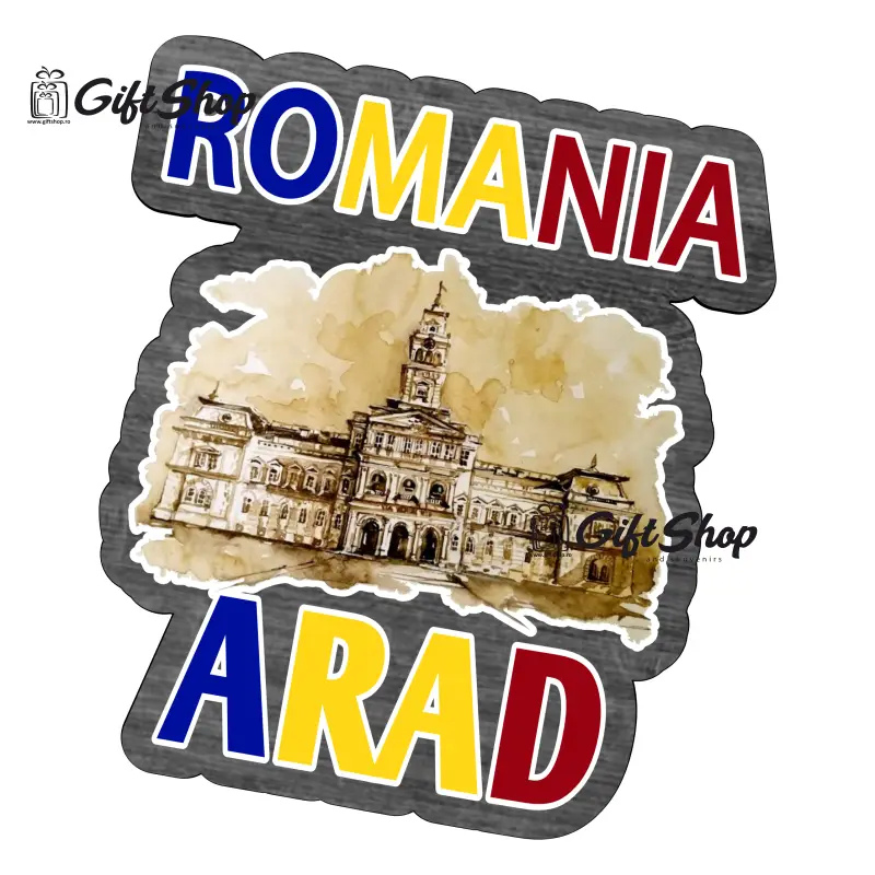 Arad romania primaria, magnet frigider   mgs127v